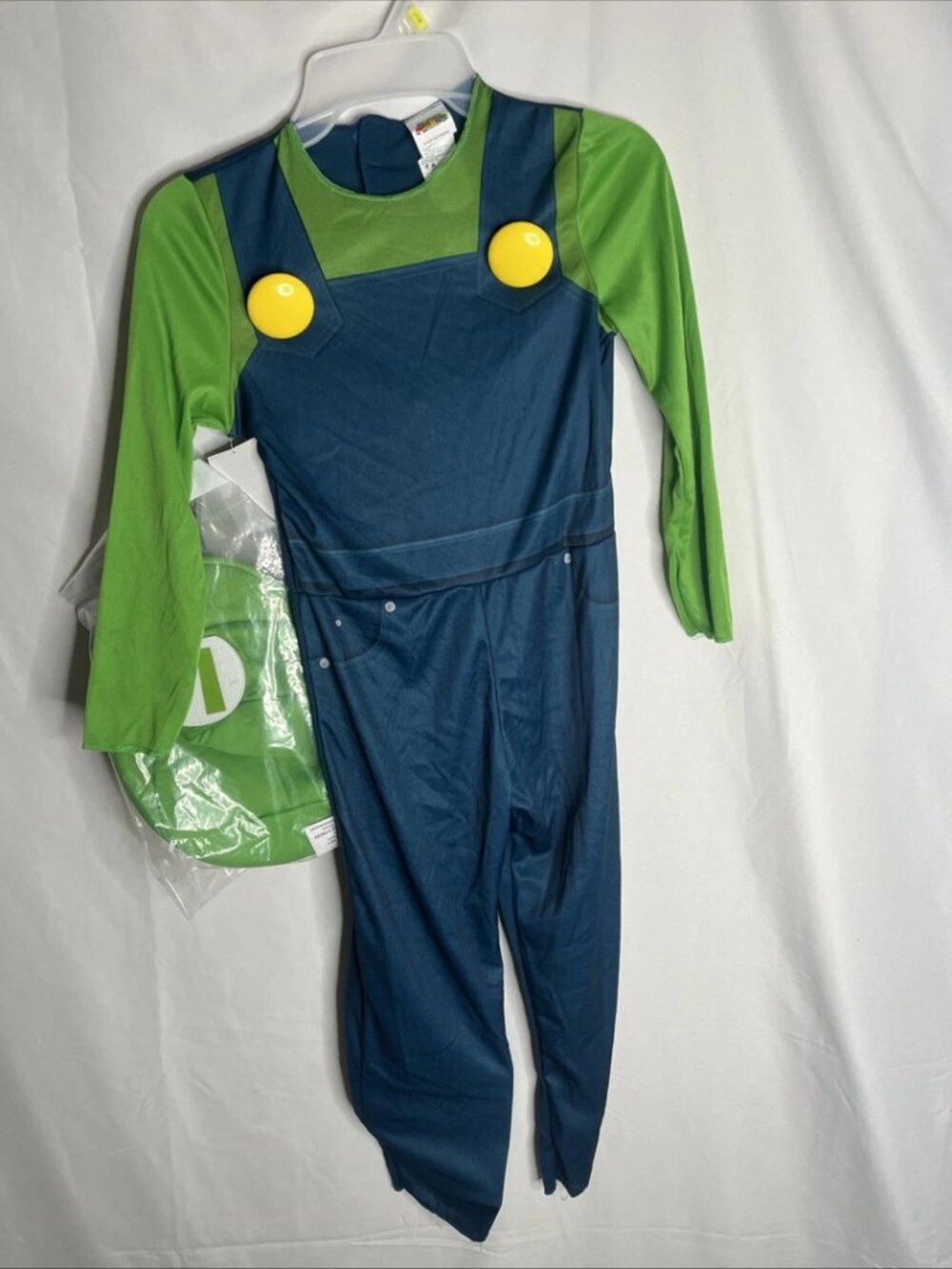 Disguise Kid's Luigi Halloween Costume Small (4-6)